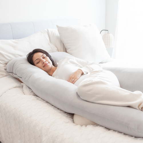 Regalo Premium Ultra Soft U-Shaped Maternity Pillow Full Body Support Grey