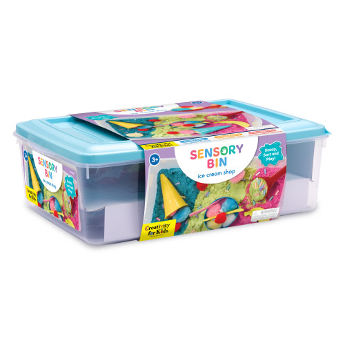 Creativity for Kids Sensory Bin: Ice Cream Shop, Sensory Toys for Kids – Ice Cream Toy Play Set for Ages 3-5+