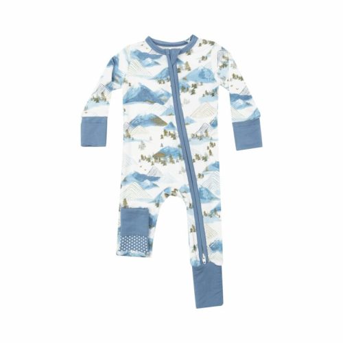 Angel Dear Mountains Bamboo Zipper Romper
