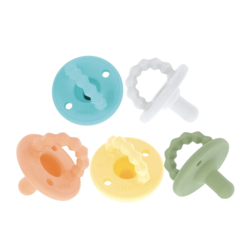 Silicone Softees Pacifier & Teether (5 Pack)