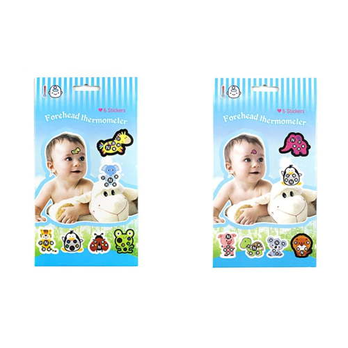 12 Pcs Fever Bugs Stickers, Fast and Accurate Temperature Monitor for Kids