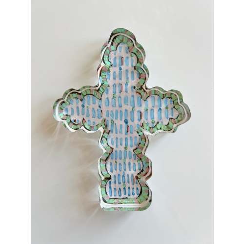 "Faithful Cross I " acrylic