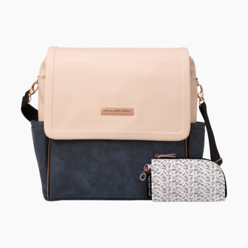 Petunia Pickle Bottom Boxy Diaper Bag  Backpack - Indigo/Blush