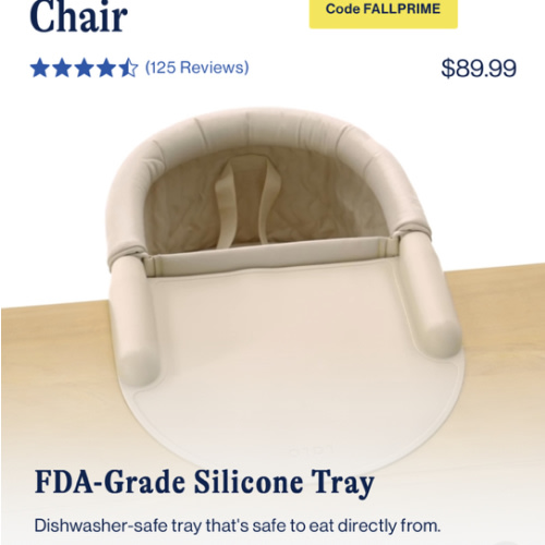 The Hook-On Chair - Oatmeal