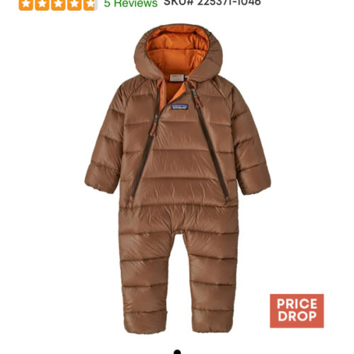 Patagonia Hi-Loft Down Sweater Bunting - Infants'