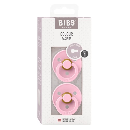Bibs Pacifier Round Stage1 - Baby Pink | Dummies | Baby Bunting AU