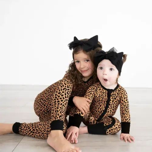 Classic Leopard Zippy - Little Sleepies
