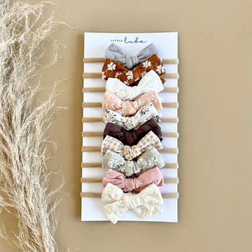 10 Pack Baby Bow Headband Variety Pack, baby headband, baby bows, baby girl headband, newborn bows, baby girl bow, bow set, baby gift, bows