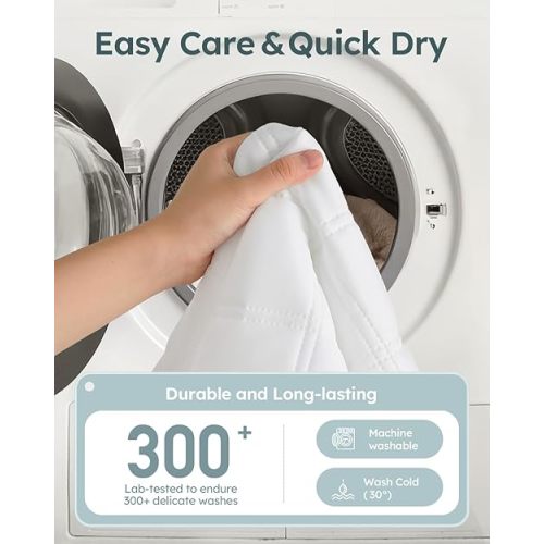 Yoofoss Waterproof Crib Mattress Protector, Quilted Crib Mattress Pad Cover Ultra Soft and Breathable, Machine Washable Toddler Mattress Protector for Standard Baby Crib Size 52''x28''