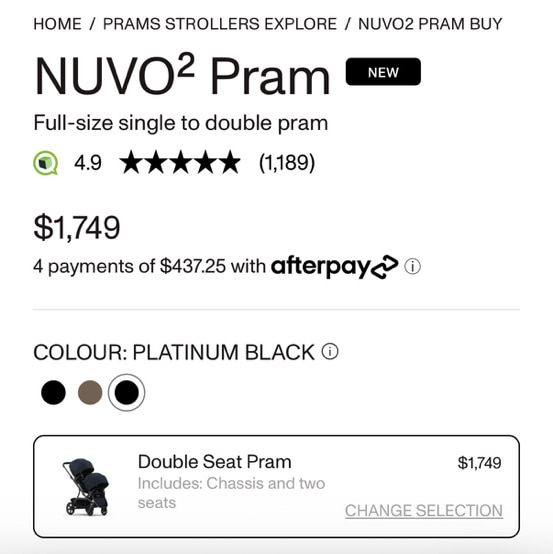 NUVO² Pram