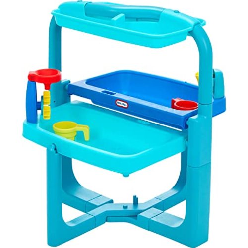 Little Tikes Easy Store Outdoor Folding Water Play Table with Accessories for Kids, Children, Boys & Girls 3+ Years, Mutlicolor, 660429C3