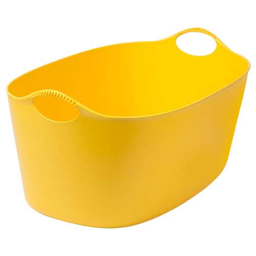 TORKIS Flexible laundry basket, in/outdoor - yellow 9 gallon
