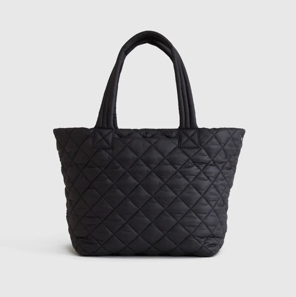 Transit Quilted Carry-All Tote in Black