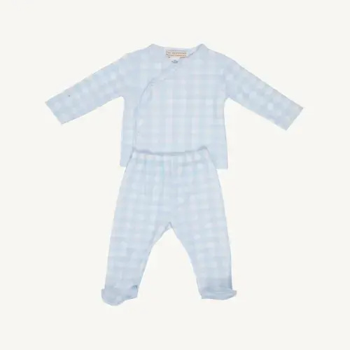 Cameron Cross-Front Set - Buckhead Blue Gingham