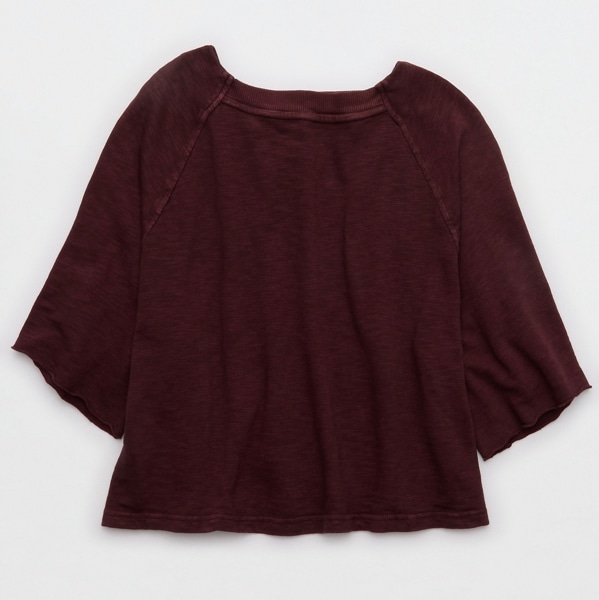 Aerie It's Casual Knit Slub T-Shirt