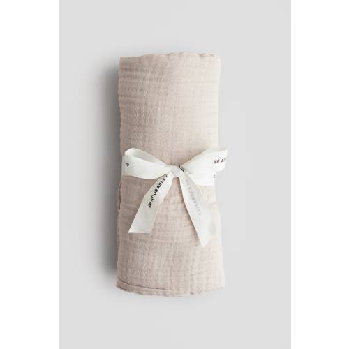MUSLIN FITTED CRIB SHEET