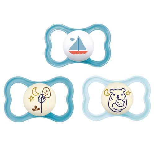 MAM Air Night & Day Pacifier 16+ Months - Boy - 3pk