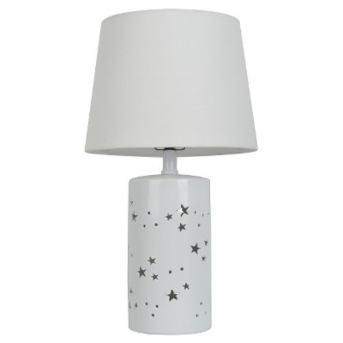 2-in-1 Starry Table Lamp White - Pillowfort™, Size: Lamp Only