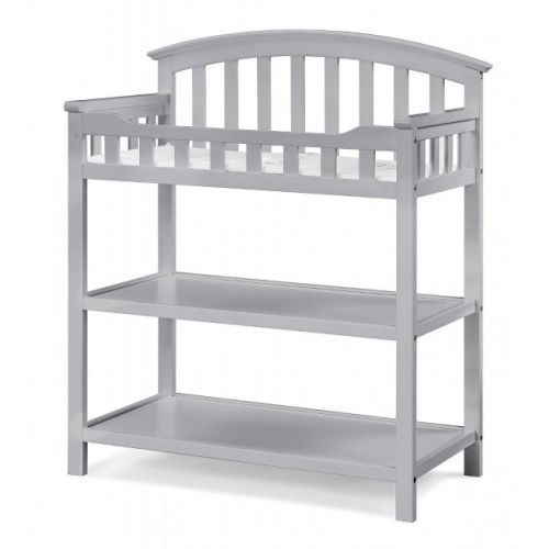 Graco Changing Table With Water-resistant Changing Pad - Pebble Gray