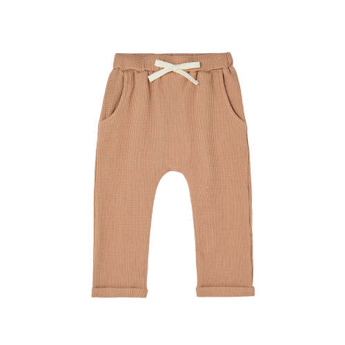 Tawny Rose Waffle Jogger Pants