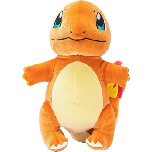 Pokémon Charmander Select Velvet Plush - 8-Inch Charmander Plush with Unique Velvet Fabric and Authentic Details