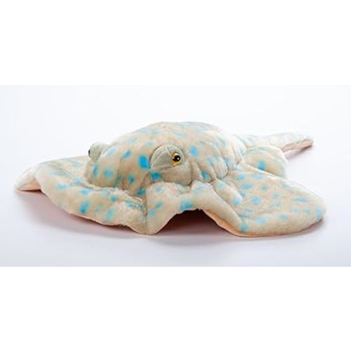 The Petting Zoo Blue Spotted Ray Stuffed Animal Plushie, Gifts for Kids, Wild Onez Ocean Animals, Stingray Plush Toy 22 inches from Tip of Tail to Head