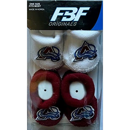 FBF - NHL Infant Bootie Socks 0-12 Months - 2 Pack