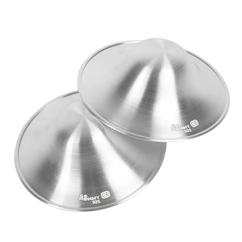 The Original Silver Nursing Cups, Nipple Shields for Nursing Newborn, Nipple Protector for Breastfeeding, Nipple Covers Breastfeeding, No Need Nipple Cream, Newborn Essentials Must Haves