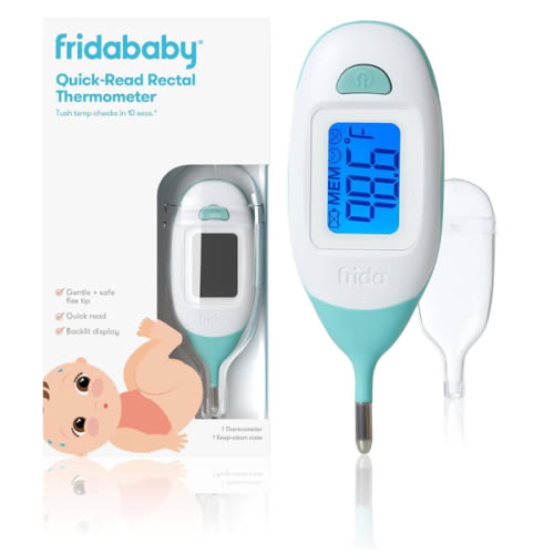 Frida Baby Rectal Thermometer for Baby Digital Fever Thermometer for Babies, Newborns & Infants, FSA/ HSA Eligible