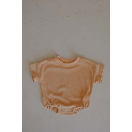 terry tshirt romper // sherbet