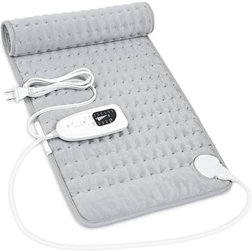 Amazon.com: Heating Pad,Electric Heating Pads for Back,Neck,Abdomen,Mothers Day Gift,Moist Heating Pad for Shoulder,Knee,Arms and Legs,Dry/Moist Heat & Auto Shut Off,Birthday Gifts for Men(Light Gray, 24''×12'') : Health & Household