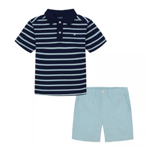 Baby & Toddler Boy IZOD Polo & Shorts Set