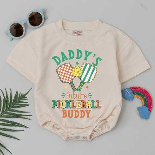 Future Pickleball Buddy Baby Romper