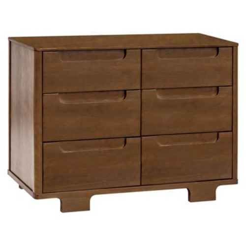 Babyletto Yuzu 6-Drawer Dresser, Color: Natural Walnut