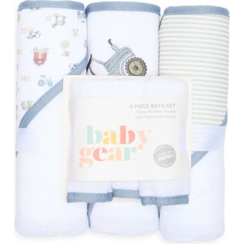 Cutie Pie Baby 6-Piece Hooded Towel & Washcloth Set | Nordstromrack