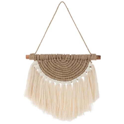 Jute Semi-Circle Macrame Wall Decor