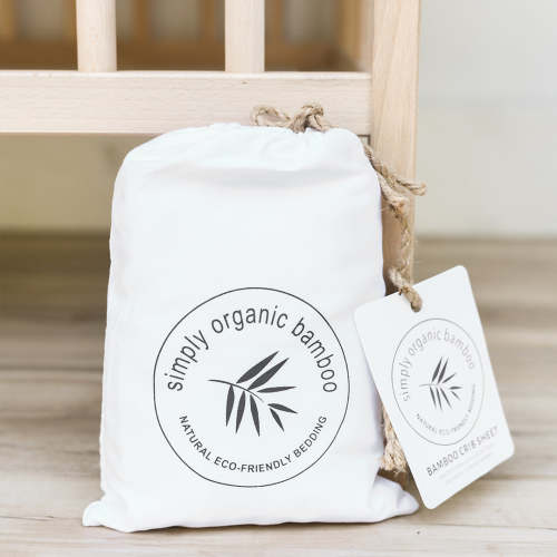 Simply Organic Bamboo Baby Crib Sheets | Soft & Hypoallergenic
