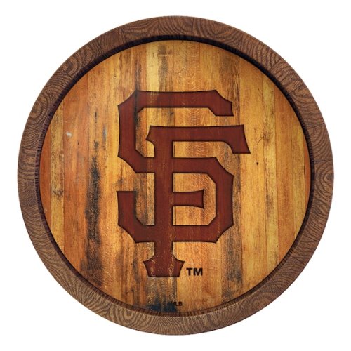 San Francisco Giants 21'' x 21'' Faux Barrel Top Sign
