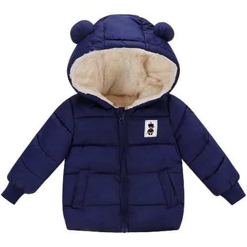 Newborn Baby Girls Fleece Outerwear Jacket Toddler Winter Coat Infant Clothes