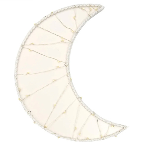 Lambs & Ivy Signature Moon LED Light Up Wall Decor/Wall Hanging