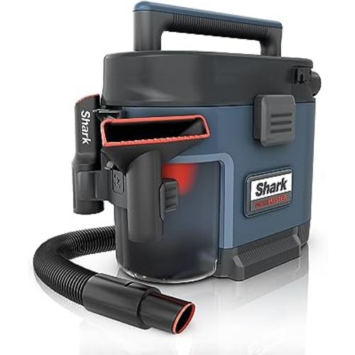 Shark 1 Gallon Portable Wet Dry Vacuum with Self-Cleaning and Ultra-Powerful Suction for Pets, Cars, and Tough Messes