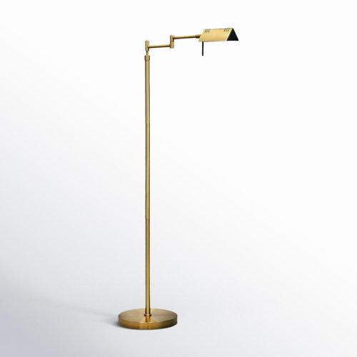 17 Stories Urick 55" Dimmable LED Pharmacy Floor Lamp, 12W LED, Full Range Dimming, 360 Degree Swing Arms, Adjustable Heights, Standing Lamp for Reading, Sewing, and Craft, ETL Listed & Reviews | Joss & Main