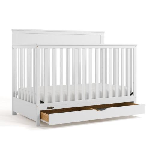 Graco Shiloh Convertible Crib with Drawer - White