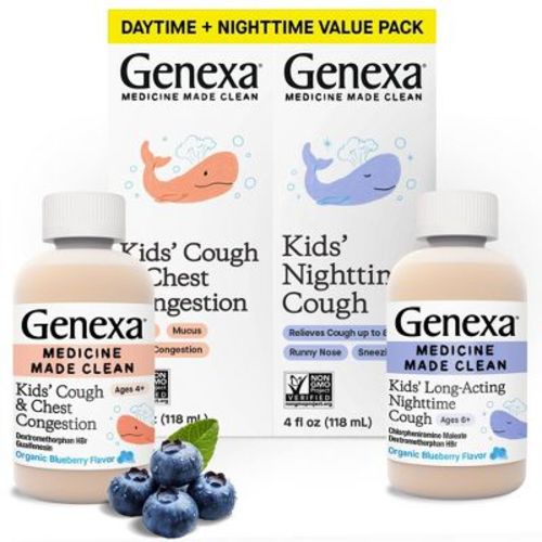 Genexa Kids' Daytime + Nighttime Cough Liquid Relief - 8 Fl Oz