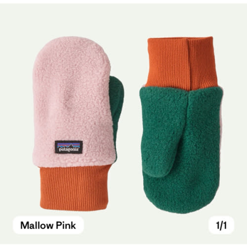 Patagonia Baby Pita Pocket Mittens - size 0-3