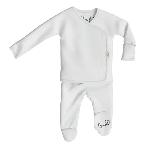 Footie - Milk – Bonsie Skin to Skin Babywear