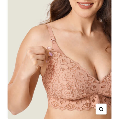 More Support Lace Nursing Bralette