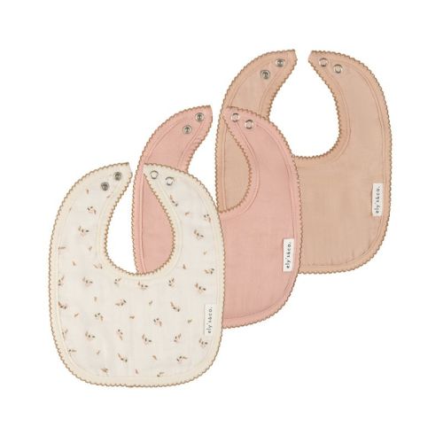 Ely's & Co. Baby Muslin Terry Bib - 3 Pack