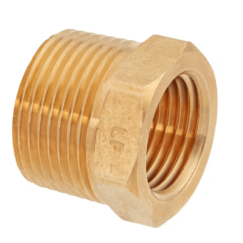 Shower Pipe to Water Hose Brass Adapter for water birth | In His Hands