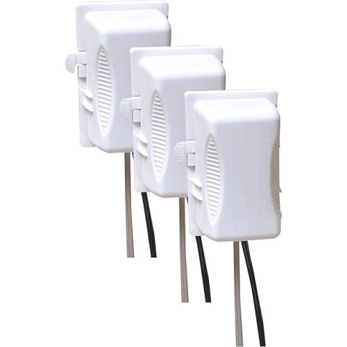 KidCO Outlet Plug Cover, White (Pack of 3)